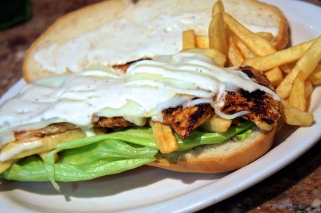 Grilled Chicken Sandwich.